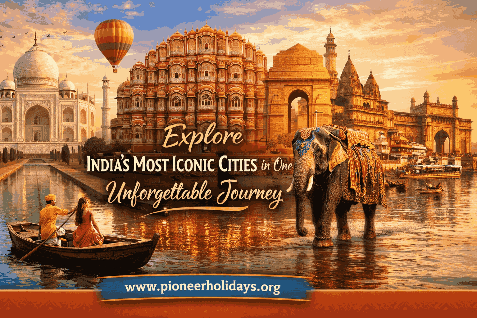 Explore India’s Most Iconic Cities in One Unforgettable Journey